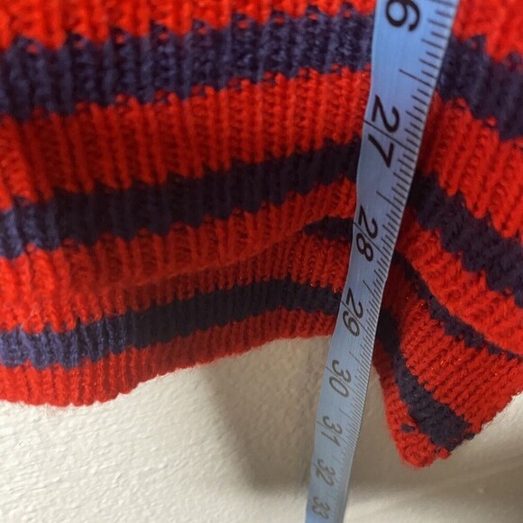 HOLIDAY TIME Pug Dog Ugly Christmas Sweater Sz XL Sequin Red Navy Blue - Picture 9 of 9